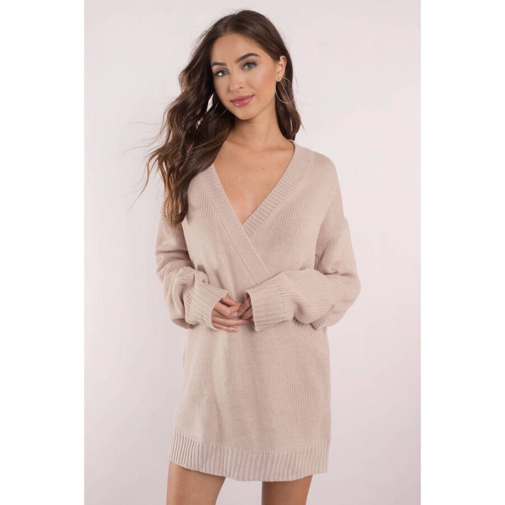NWT Tobi Oversized Blush Sweater Dress